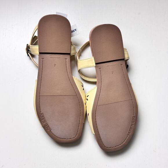 Old Navy Girl's Butter Sandals with Perforated Design and Ankle Straps Sz 4Y - Picture 5 of 11